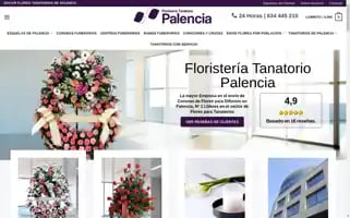 Floristeriatanatoriopalencia.com Screenshot 2024-07-08 22:02:07