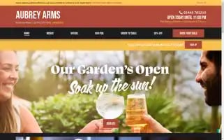 Aubreypubbonvilston.co.uk Screenshot 2024-06-27 05:55:35