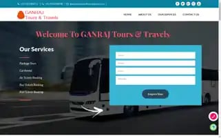 Ganrajtoursandtravels.com Screenshot 2024-04-22 10:31:46