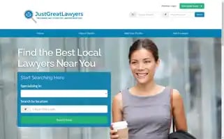Justgreatlawyers.com Screenshot 2024-07-05 03:59:38