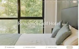 Residencegolfhotel.it Screenshot 2024-04-19 08:00:46