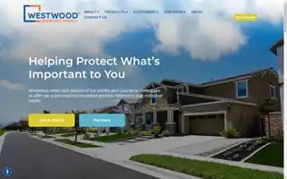 Westwoodinsurance.com Screenshot 2024-07-06 16:30:25