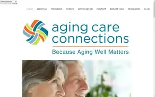 Agingcareconnections.org Screenshot 2024-07-09 18:16:51