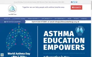Asthmaandallergy.org.uk Screenshot 2024-05-08 14:53:32
