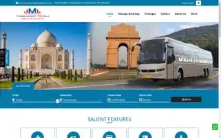 Maheshwaramtravels.com Screenshot 2024-04-22 12:45:40