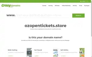 Ozopentickets.store Screenshot 2024-04-17 05:46:35