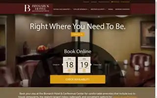 Thebismarckhotel.com Screenshot 2024-04-18 18:36:14