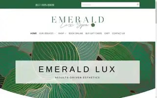 Emeraldluxspa.com Screenshot 2024-05-20 22:32:13