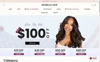 Arabellahair.com Screenshot 2024-05-04 12:31:56