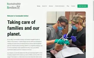 Sustainablesmilesdentistry.com Screenshot 2024-05-24 19:09:45