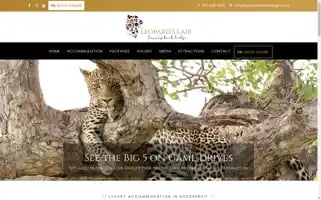 Leopardslairbushlodge.co.za Screenshot 2024-07-08 18:03:38