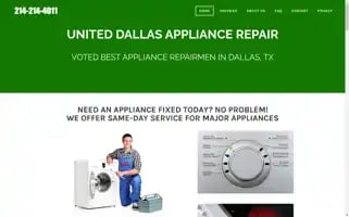 Appliancerepairdallastx.org Screenshot 2024-07-05 05:24:59