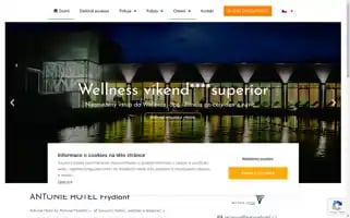 Antoniehotel.cz Screenshot 2024-04-15 15:07:10