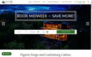 Cabinsforyou.com Screenshot 2024-05-08 22:57:13