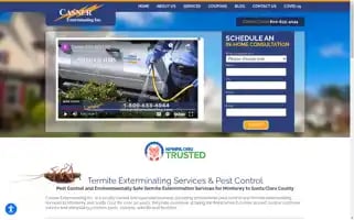 Casnerexterminating.com Screenshot 2024-05-15 16:48:35
