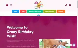 Crazybirthdaywish.com Screenshot 2024-05-25 00:54:26