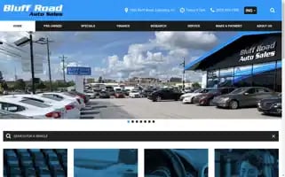 Bluffusedcarscolumbiasc.com Screenshot 2024-05-15 14:53:29