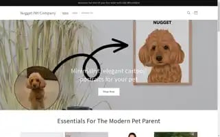 Nuggetpetcompany.com Screenshot 2024-04-27 14:52:16