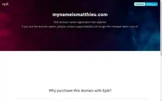 Mynameismatthieu.com Screenshot 2024-06-28 18:49:41
