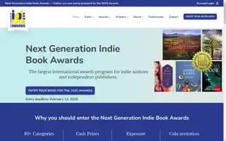 Indiebookawards.com Screenshot 2024-07-01 03:05:31