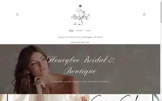 Thehoneybeebridal.com Screenshot 2024-04-27 10:27:25