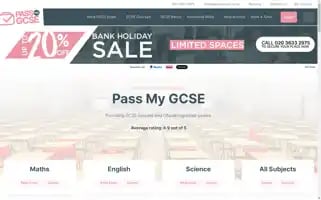 Passmygcse.co.uk Screenshot 2024-05-26 05:34:58