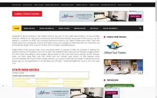 Indianhotelcenter.com Screenshot 2024-04-25 05:22:25