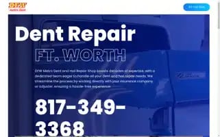 Fortworthhailrepair.com Screenshot 2024-07-06 16:20:03