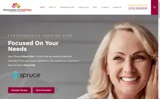 Associatesofaudiology.com Screenshot 2024-05-15 12:34:42