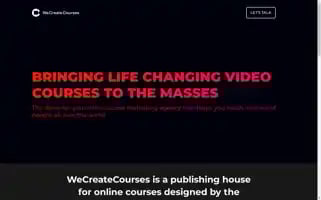 Wecreatecourses.com Screenshot 2024-06-27 05:09:58