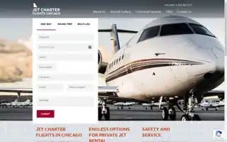 Jetcharterflightschicago.com Screenshot 2024-04-17 12:55:57
