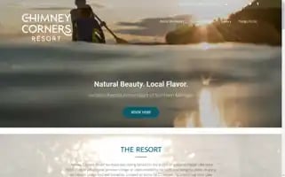 Chimneycornersresort.com Screenshot 2024-07-04 16:49:12