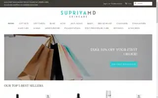 Supriyamdskincare.com Screenshot 2024-04-16 15:04:19