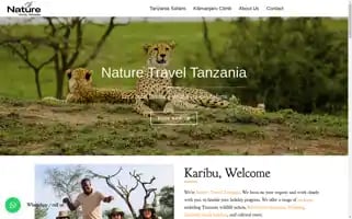 Naturetraveltanzania.com Screenshot 2024-04-15 16:29:22