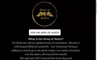 Armyofsaints.org Screenshot 2024-05-21 11:17:42