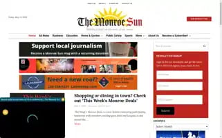 Themonroesun.com Screenshot 2024-05-14 09:57:10