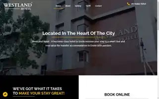 Westlandhotelerode.com Screenshot 2024-04-24 04:56:03