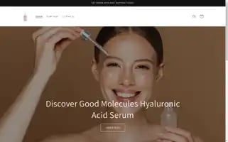 Thegoodmoleculesstore.com Screenshot 2024-05-03 17:30:38