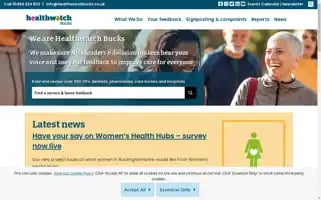 Healthwatchbucks.co.uk Screenshot 2024-06-30 05:15:25