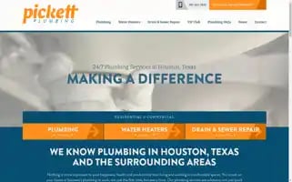 Pickettplumbing.com Screenshot 2024-05-13 09:46:16