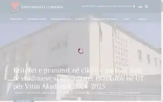 Unitir.edu.al Screenshot 2024-06-28 08:12:50