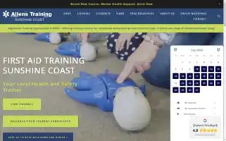 Allensfirstaid.com.au Screenshot 2024-07-08 16:16:39