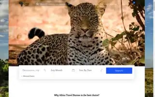Africatravelbureau.co.tz Screenshot 2024-04-24 00:18:17