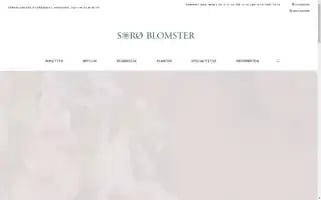 Soroeblomster.dk Screenshot 2024-05-19 14:22:35