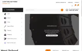 Lichtgeluidvideohuren.nl Screenshot 2024-05-25 14:23:13