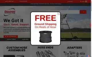 Discounthydraulichose.com Screenshot 2024-05-09 10:29:09