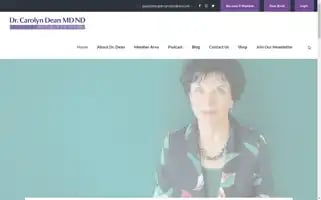 Drcarolyndean.com Screenshot 2024-05-09 11:32:53