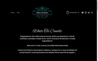 Whitetiecandle.com Screenshot 2024-05-02 06:08:11