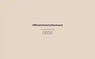 Officialwholemeltextracts.com Screenshot 2024-05-27 05:11:25