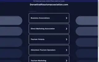 Dorsettrailtourismassociation.com Screenshot 2024-04-23 09:36:01